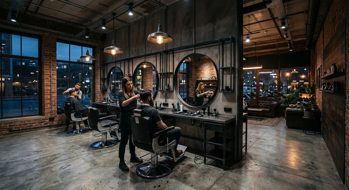 Interieur barbershop Schoonhoven